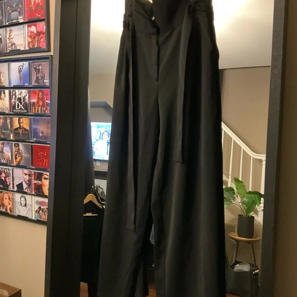 (Lori) Julia Allert Large Elegant Black Women's Pants - Picture 2 of 9